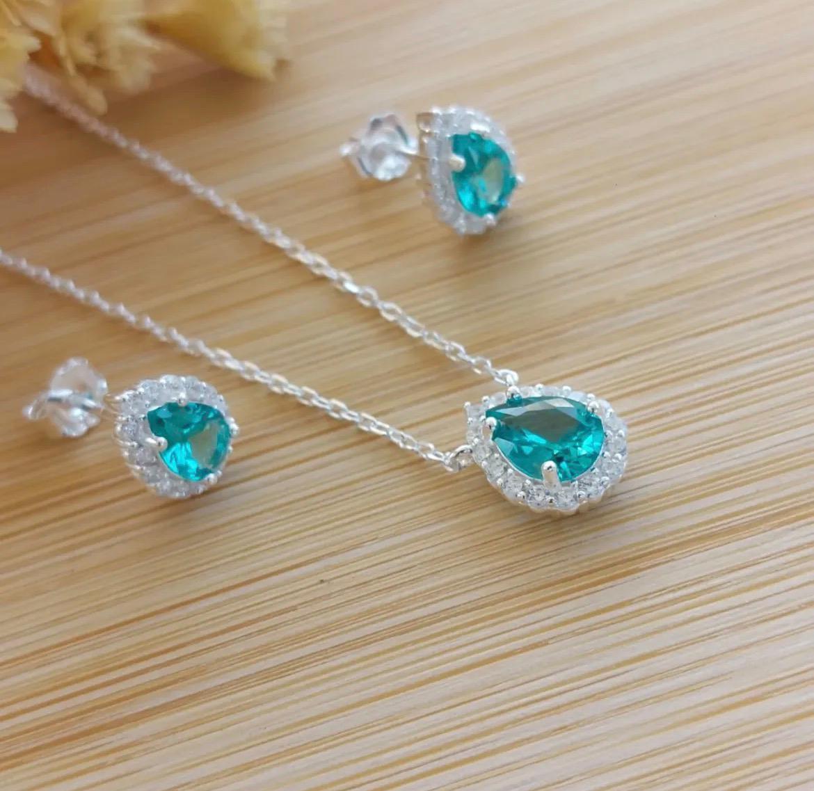 Conjunto Gotas de Turmalina